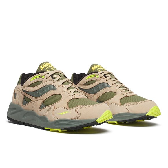 Saucony Grid Shadow 2 Avocado Beige Size 10.5 S70846-2 Hiking Trail Runner NEW - Picture 11 of 12